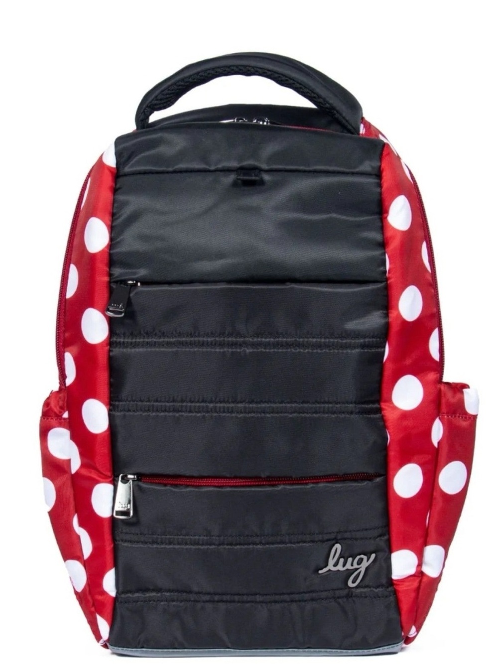 Lug Hopper Backpack Crimson Large Dot